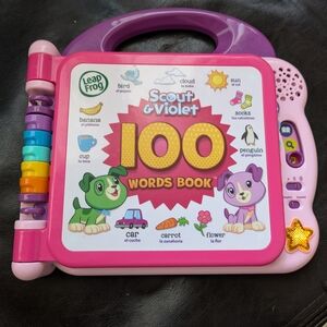 Scout & Violet 100 Words Book - Pink and Purple